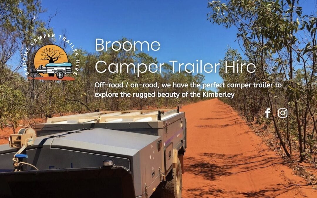 Broome Camper Trailer Hire - Landing page