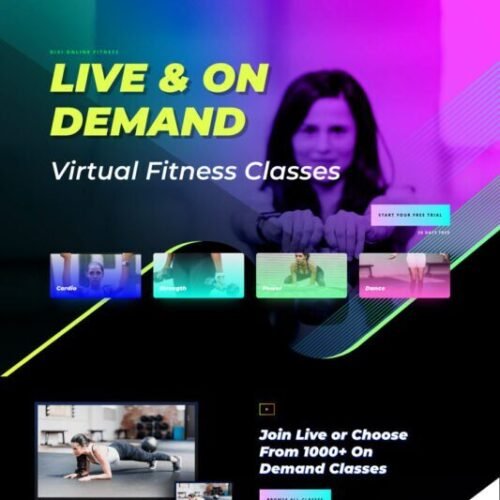 virtual-fitness-home-page